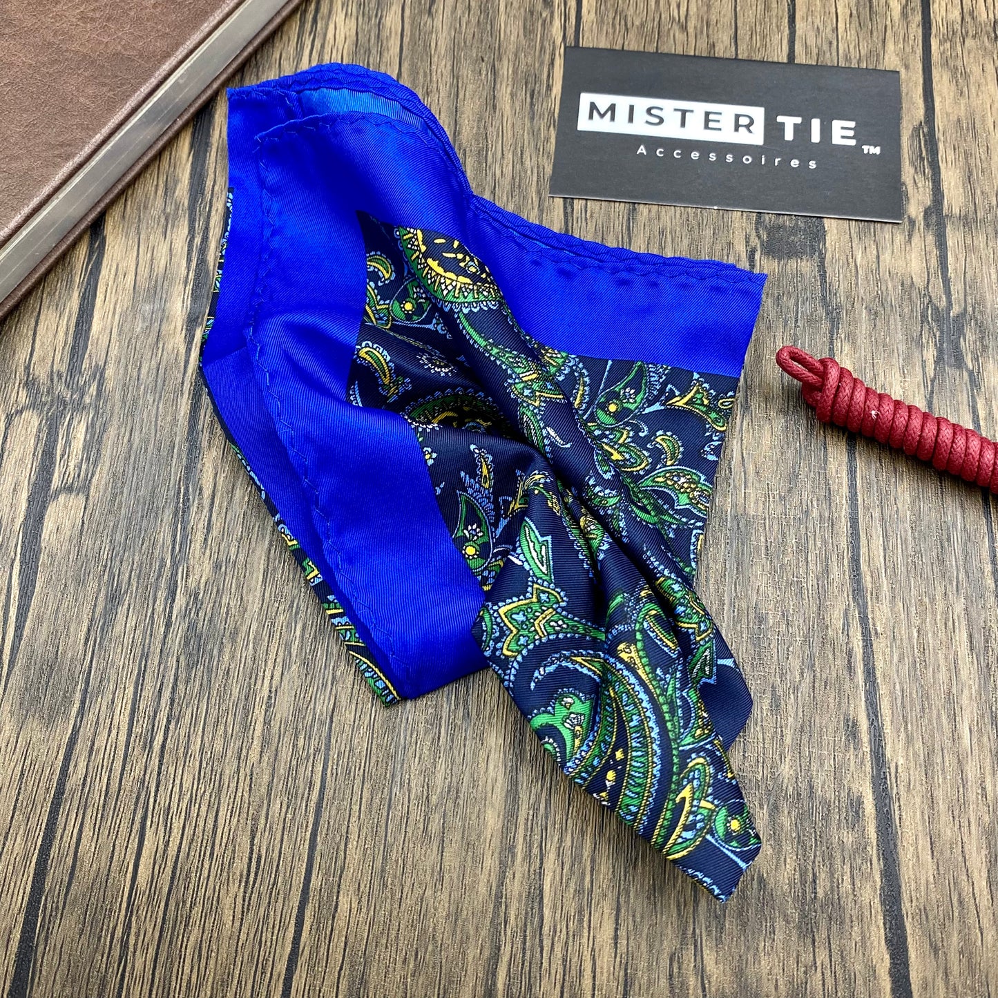 Pochette Fibre de soie - Bleu - 1011