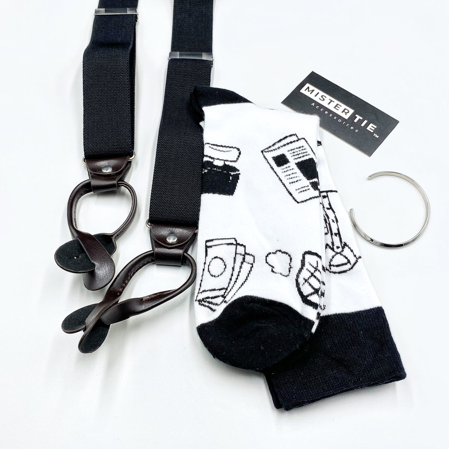 Combo Bretelle à bouton chaussette