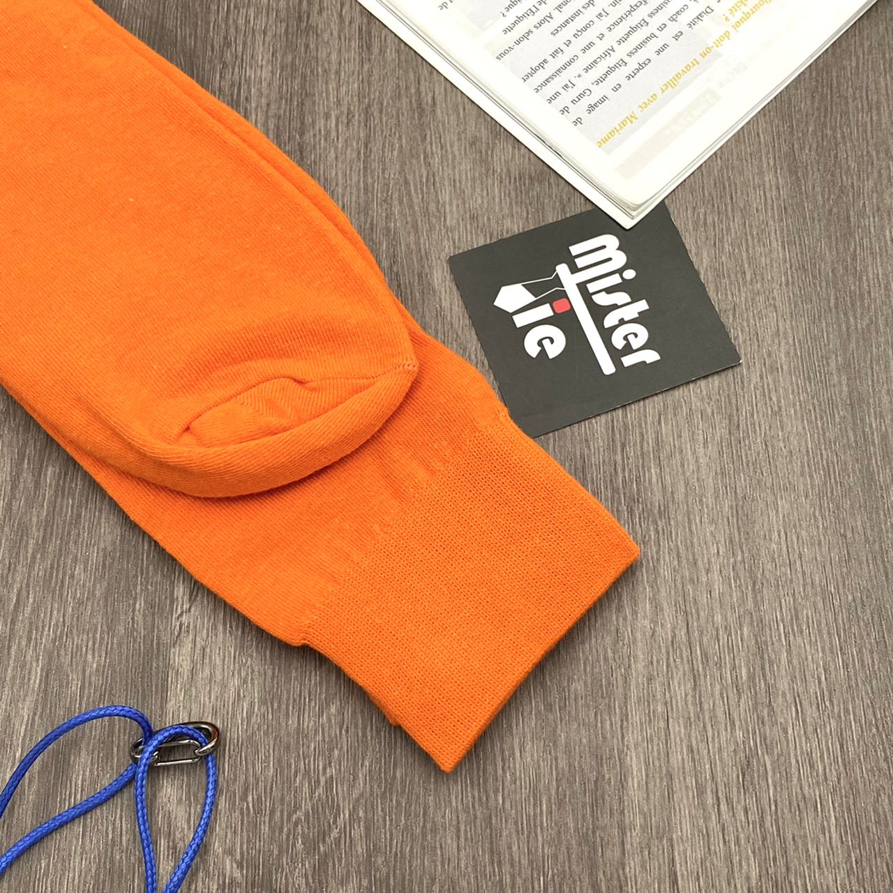 Chaussettes - Fil Ecossais Business Light Orange