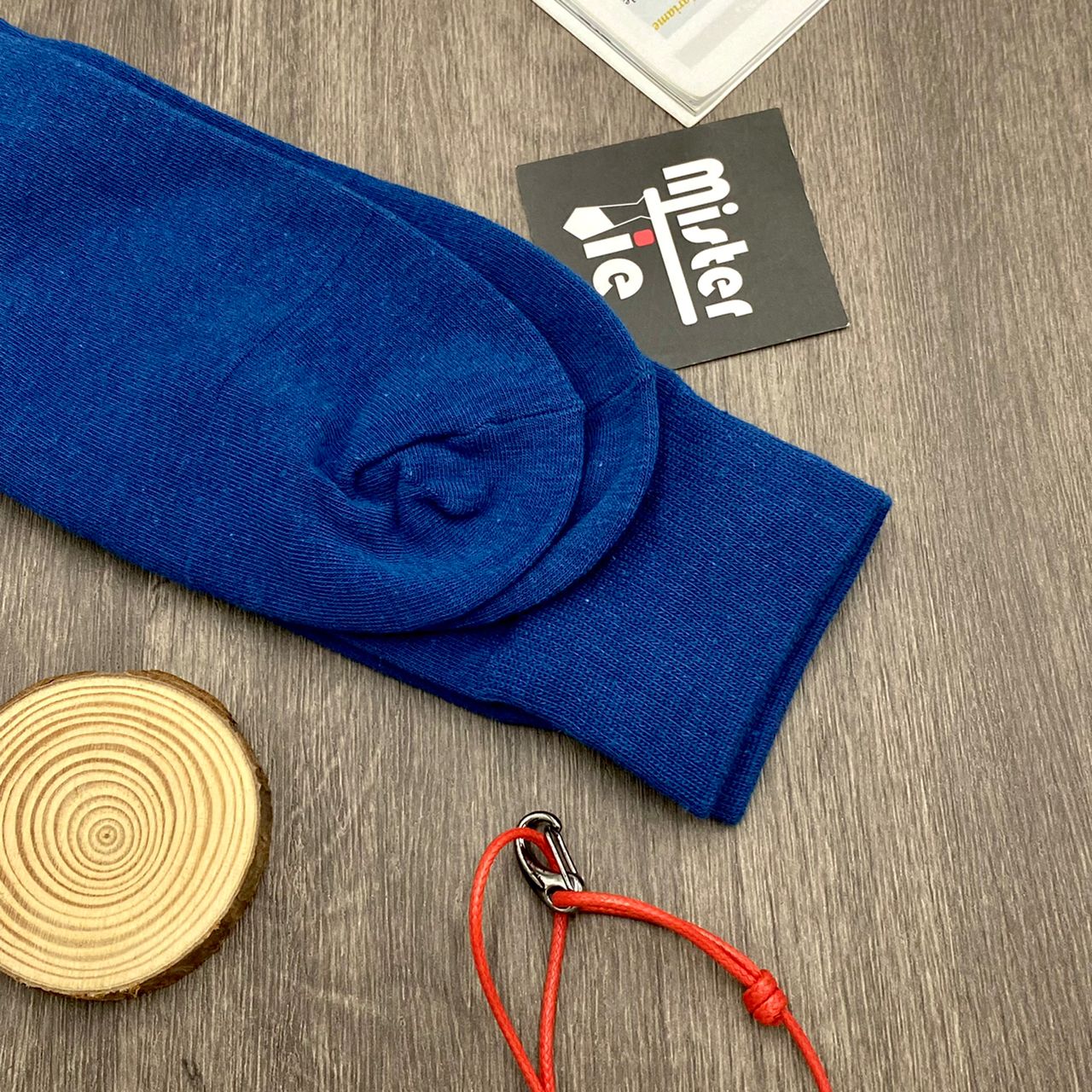 Chaussettes - Fil Ecossais Business Light Bleu