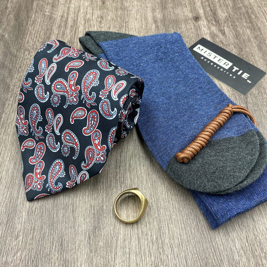 Combo Cravate chaussette + lacets offerts 🎁